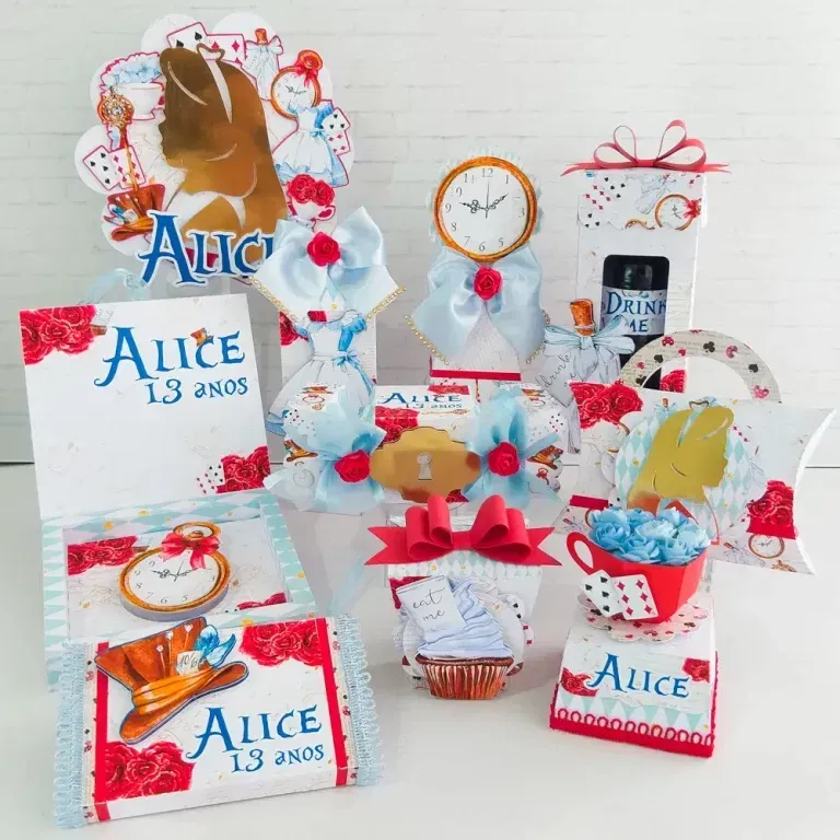 Aniversario da Alice no Pais das Maravilhas Studio e Pdf