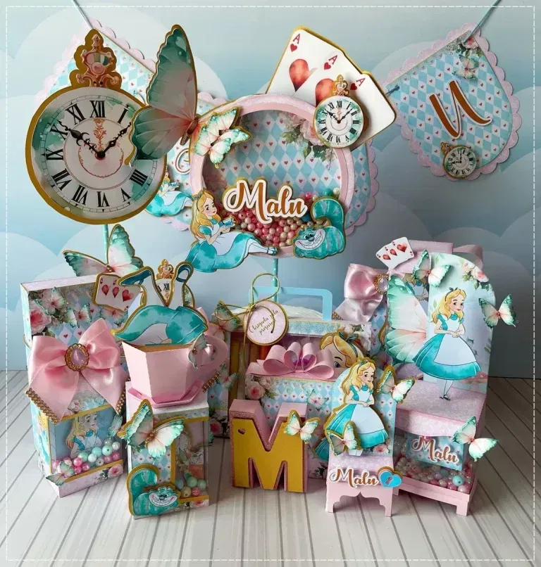 Festa Alice no Pais das Maravilhas Studio Png e Pdf