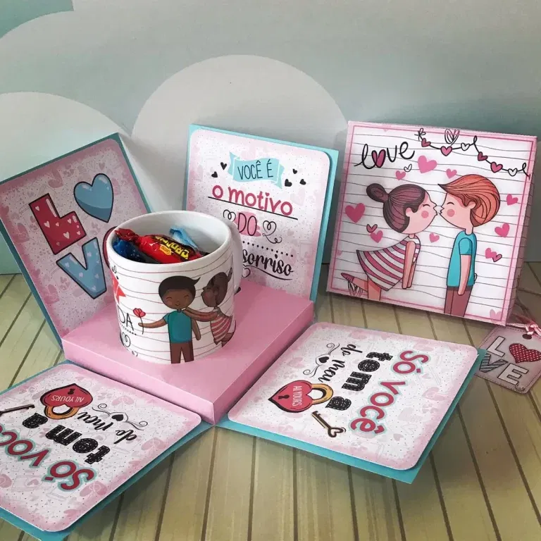 Caixa Explosao Dia Dos Namorados