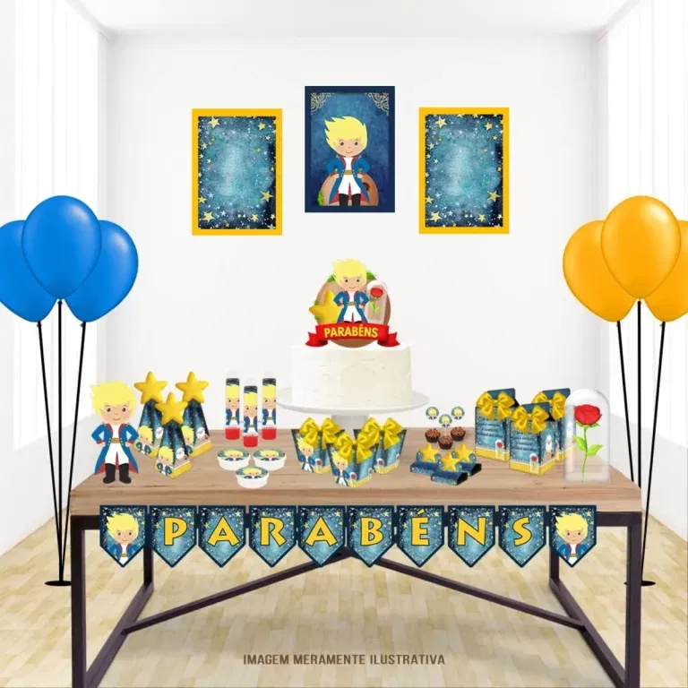 Centro de Mesa Pequeno Príncipe Studio e Pdf