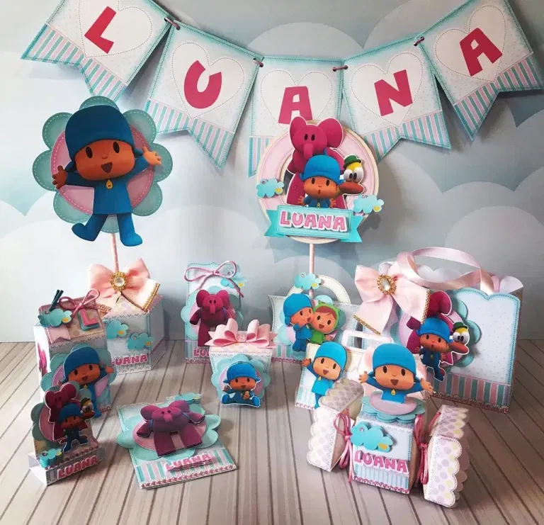 Decoracao Infantil Pocoyo Studio Png e Pdf