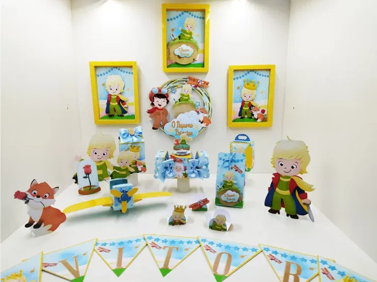Decoracao Pequeno Príncipe Studio Png e Pdf