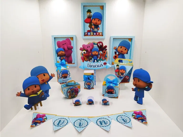 Decoracao Pocoyo Simples Studio Png e Pdf